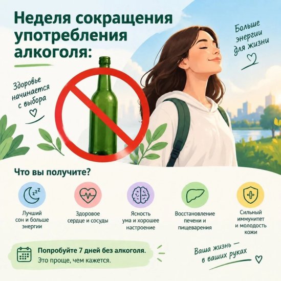 Неделя сокращения употребления алкоголя